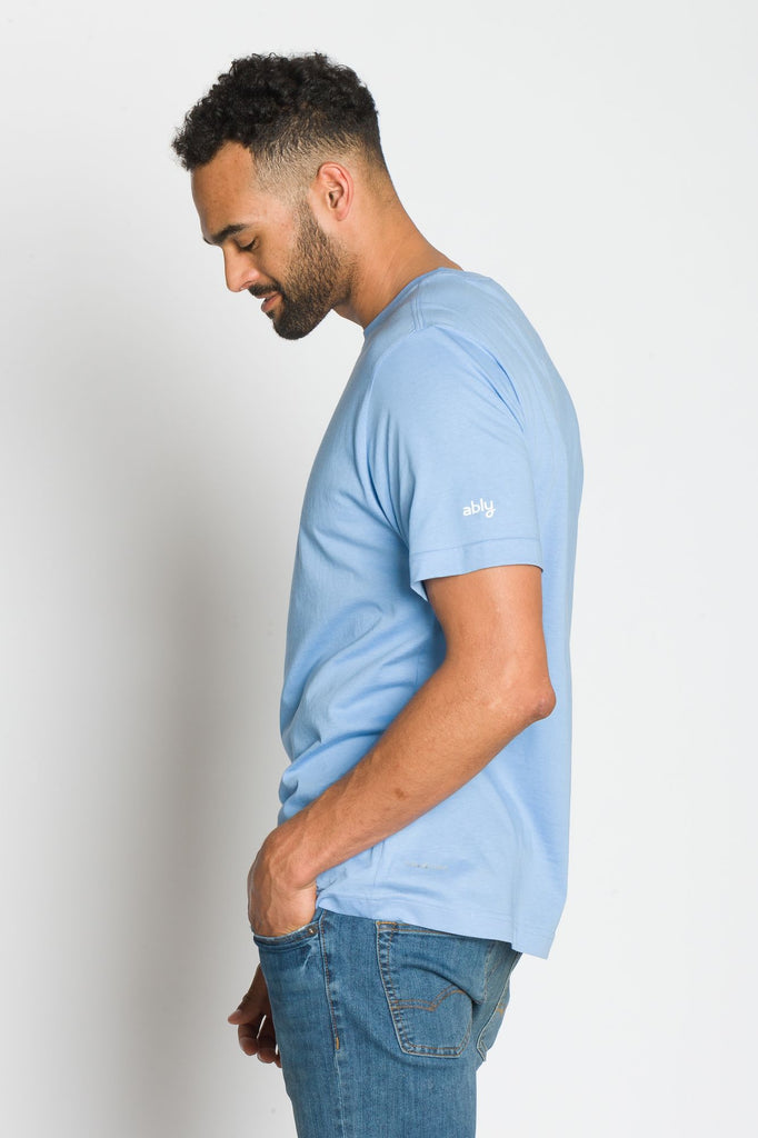 Tourist  Men's Anti-Stain Pocket-less Tee – Ably Apparel