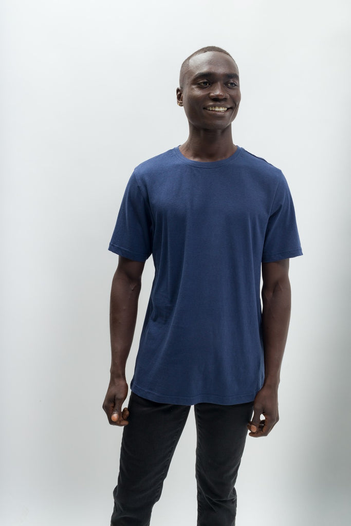 Noah | Men's Anti-Stain Linen Cotton Blend Crew Neck T-Shirt
