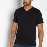 Jamison Heavy Tee | Men's Anti_Stain Short Sleeve V-neck Tee