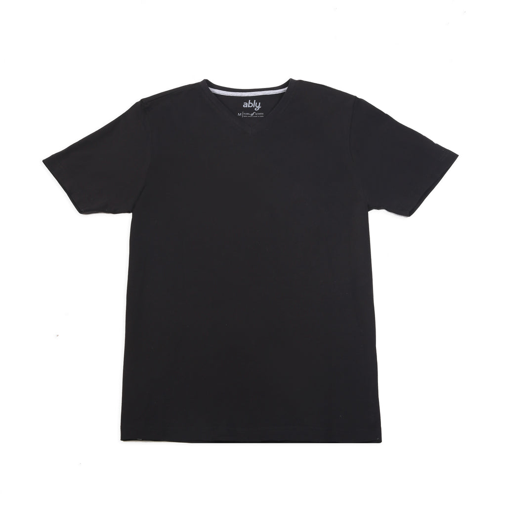 Jamison Heavy Tee | Men's Anti_Stain Short Sleeve V-neck Tee