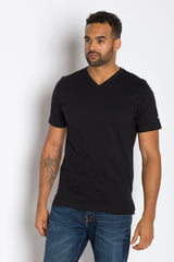 Jamison Heavy Tee | Men's Anti_Stain Short Sleeve V-neck Tee