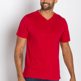 Jamison Heavy Tee | Men's Anti_Stain Short Sleeve V-neck Tee