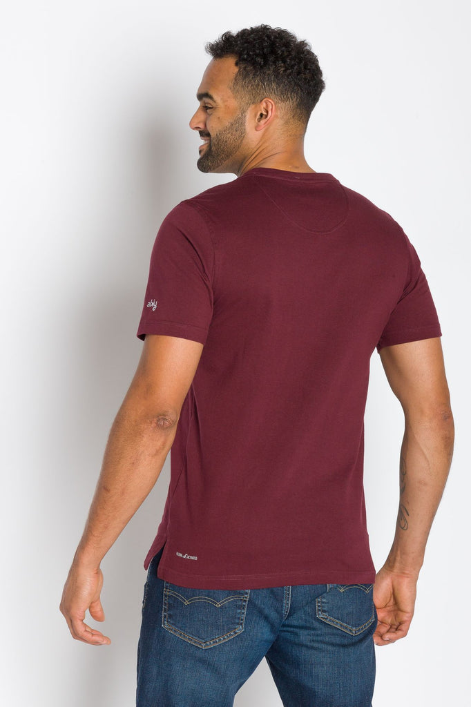 Jamison Heavy Tee | Men's Anti_Stain Short Sleeve V-neck Tee