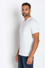 Jamison Heavy Tee | Men's Anti_Stain Short Sleeve V-neck Tee