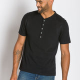 Excursion | Men's Short Sleeved Henley with Mesh Panels