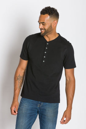 Excursion | Men's Short Sleeved Henley with Mesh Panels