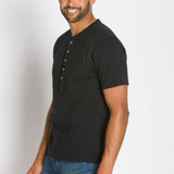 Excursion | Men's Short Sleeved Henley with Mesh Panels