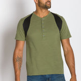 Excursion | Men's Short Sleeved Henley with Mesh Panels