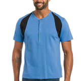 Excursion | Men's Short Sleeved Henley with Mesh Panels