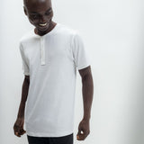 Departure | Men's Anti-Stain Linen Cotton Blend Henley Top