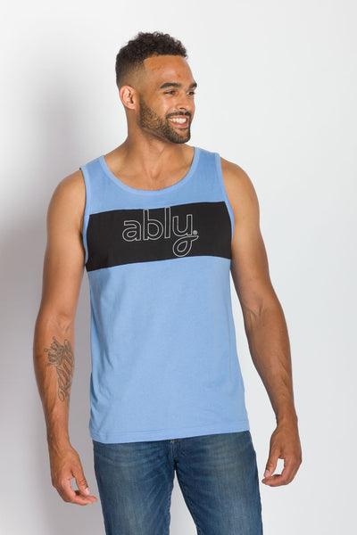 Outline Tank | Men's Cotton Mesh Tank Top – Ably Apparel