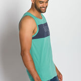Outline Tank | Men's Cotton Mesh Tank Top