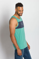 Outline Tank | Men's Cotton Mesh Tank Top