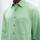 Logan | Men's Anti-Stain Linen Cotton Long Sleeve Button-Up Shirt