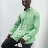 Logan | Men's Anti-Stain Linen Cotton Long Sleeve Button-Up Shirt