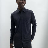 Logan | Men's Anti-Stain Linen Cotton Long Sleeve Button-Up Shirt