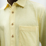 Logan | Men's Anti-Stain Linen Cotton Long Sleeve Button-Up Shirt