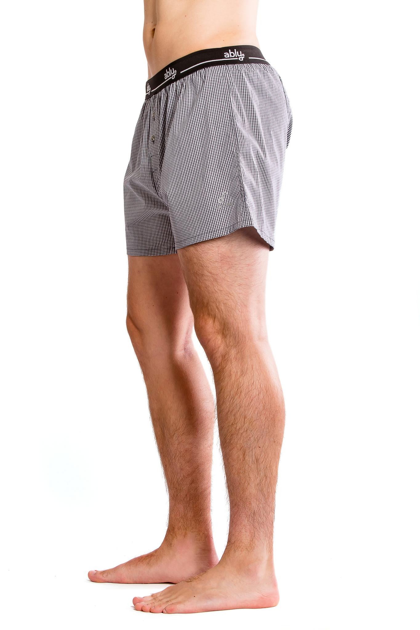 Vacation | Men's Gingham Woven Boxer Shorts – Ably Apparel