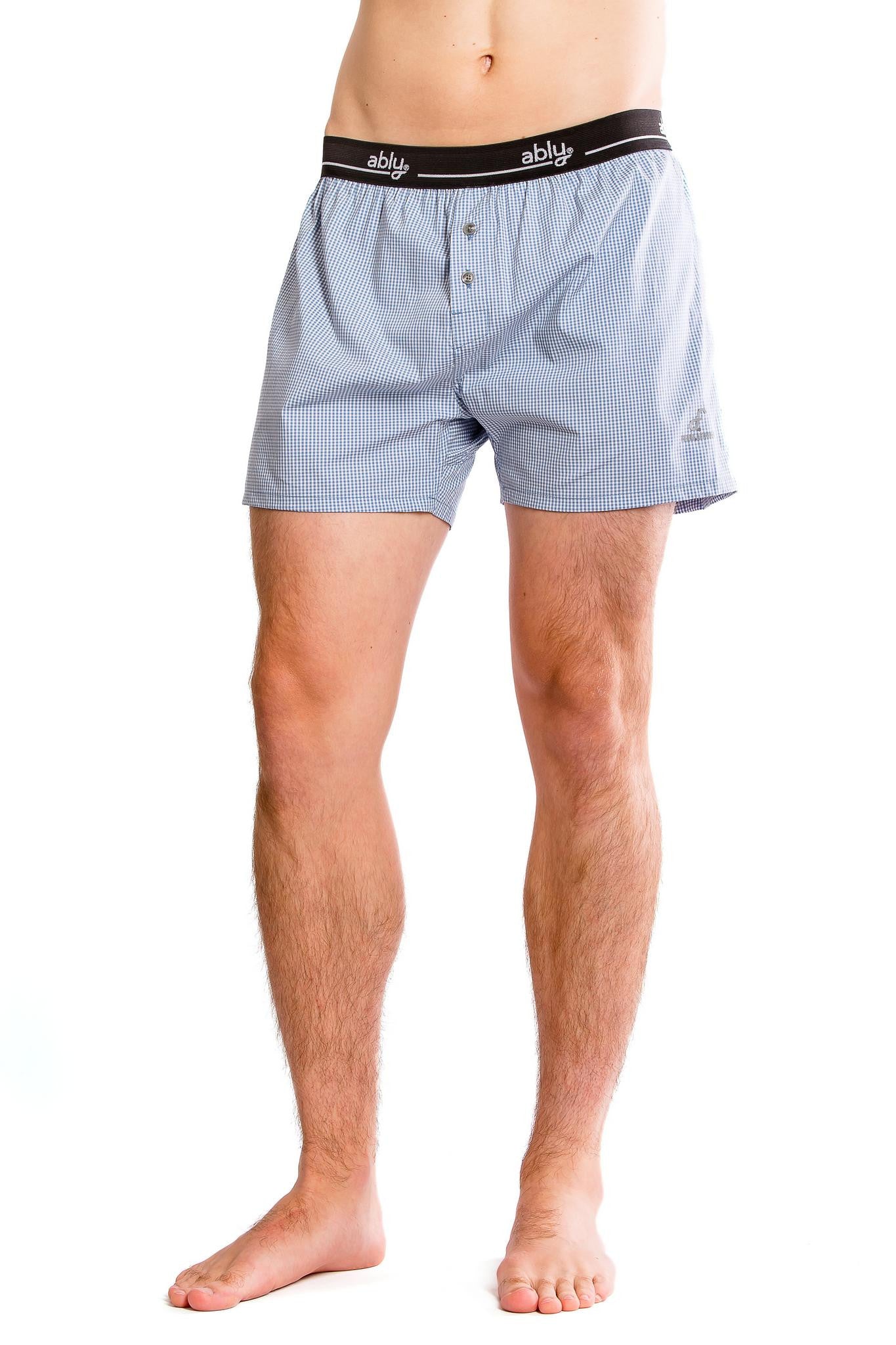 Vacation | Men's Gingham Woven Boxer Shorts – Ably Apparel