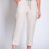 Lana | Women's Linen Capri Pants