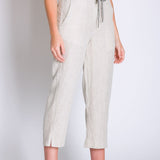Lana | Women's Linen Capri Pants