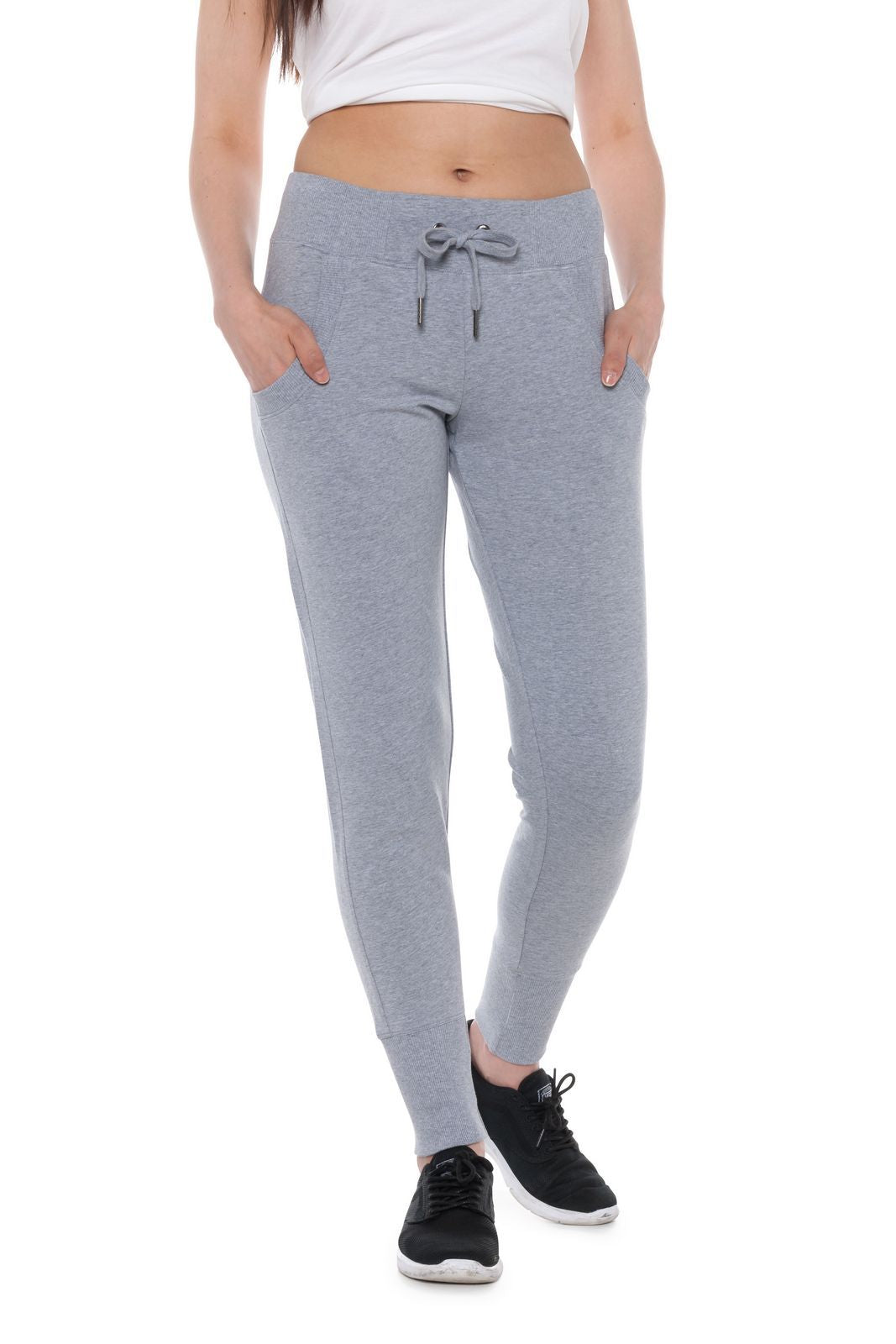 Lilac | Women's Rib Cuffs Sweatpants
