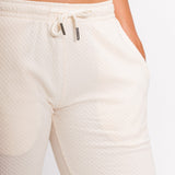 Gwen | Women's Bubble Knit Elastic Waist Band Sweatpants