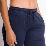 Gwen | Women's Bubble Knit Elastic Waist Band Sweatpants