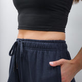 Elle | Women's Anti-Stain Textured Knit Pants