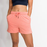 Olivia | Women's Bubble Knit Elastic Waist Band Shorts