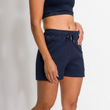 Olivia | Women's Bubble Knit Elastic Waist Band Shorts