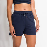 Olivia | Women's Bubble Knit Elastic Waist Band Shorts