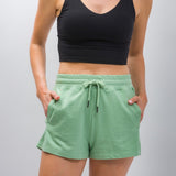 Lily | Women's Anti-Stain Textured Knit Shorts