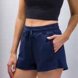 Lily | Women's Anti-Stain Textured Knit Shorts