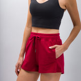 Lily | Women's Anti-Stain Textured Knit Shorts