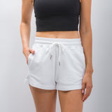 Lily | Women's Anti-Stain Textured Knit Shorts