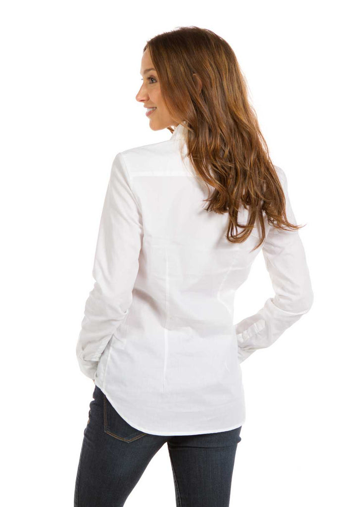 Iris | Women's Button Up Poplin Shirt – Ably Apparel