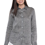 Aloe | Women's Long Sleeve Linen Shirt
