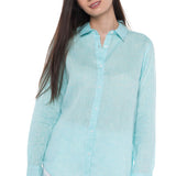 Aloe | Women's Long Sleeve Linen Shirt