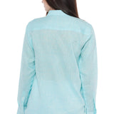 Aloe | Women's Long Sleeve Linen Shirt