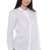 Aloe | Women's Long Sleeve Linen Shirt