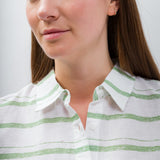 Ruth | Women's Anti-Stain Linen Cotton Blend Long Sleeve Tunic Top