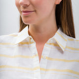 Ruth | Women's Anti-Stain Linen Cotton Blend Long Sleeve Tunic Top