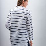 Ruth | Women's Anti-Stain Linen Cotton Blend Long Sleeve Tunic Top