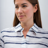 Ruth | Women's Anti-Stain Linen Cotton Blend Long Sleeve Tunic Top