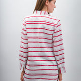 Ruth | Women's Anti-Stain Linen Cotton Blend Long Sleeve Tunic Top