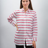 Ruth | Women's Anti-Stain Linen Cotton Blend Long Sleeve Tunic Top