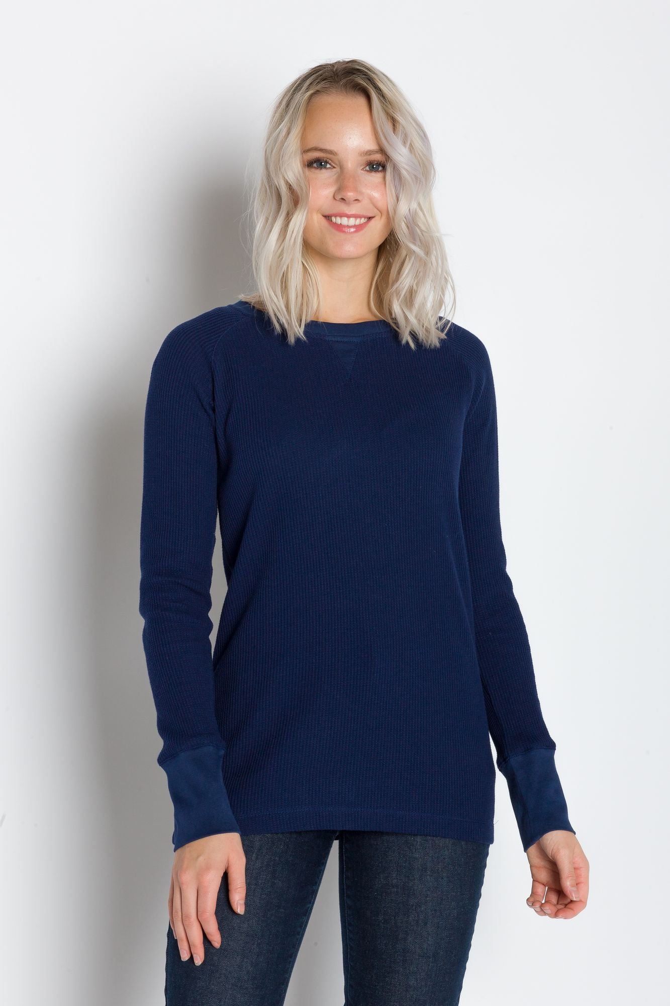 Hazel | Women's Raglan Thermal Crew Neck Shirt – Ably Apparel