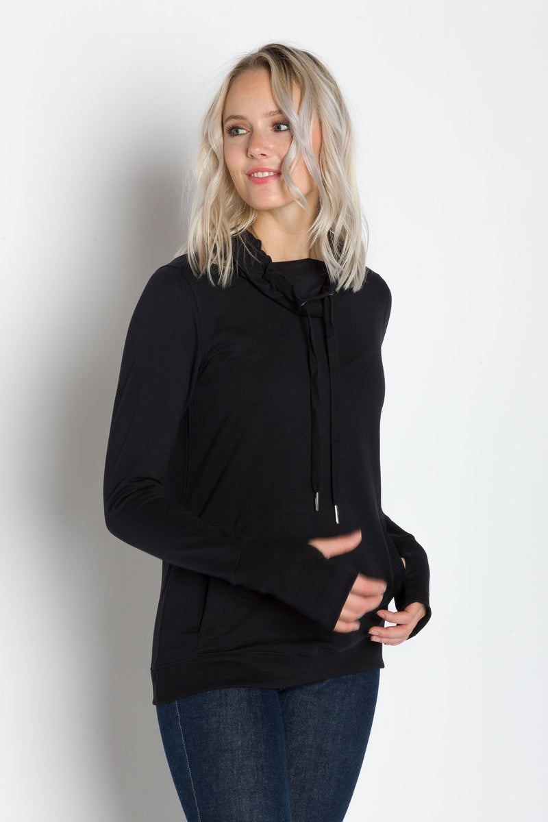 Luna | Women's Cowl-neck Pullover – Ably Apparel