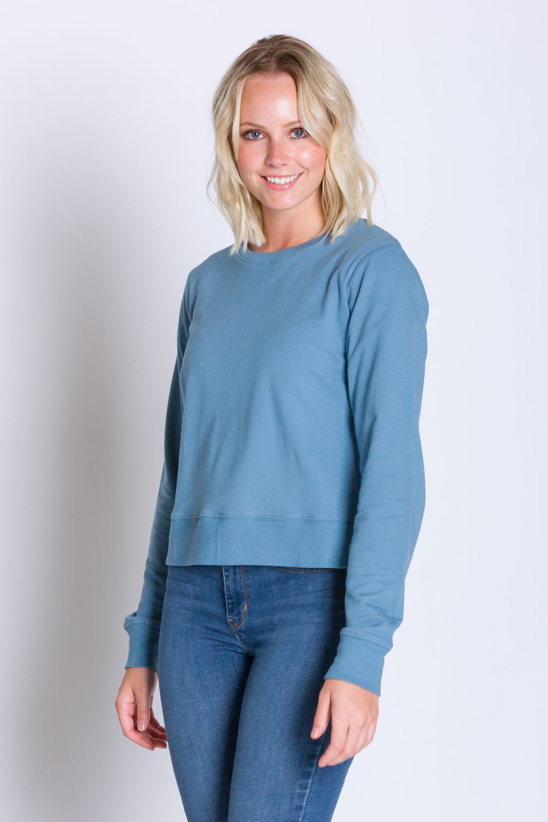Daphne | Women's Long Sleeve Lightweight French Terry Sweatshirt